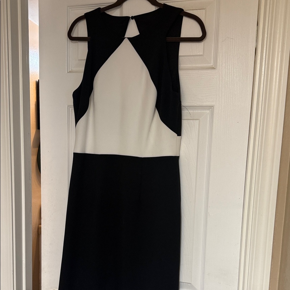 Betsey Johnson Black and White Midi Dress